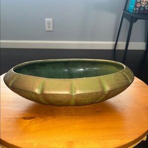 Green Ceramic Art Bowl